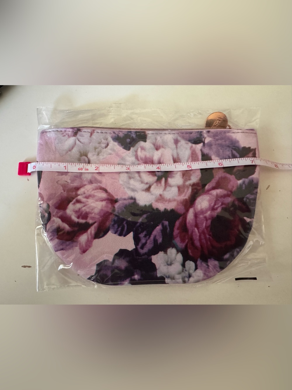 3/$15 Ipsy Zippered Floral Pattern Cosmetic Bag Ipsy May 2022 Bag - Picture 5 of 7
